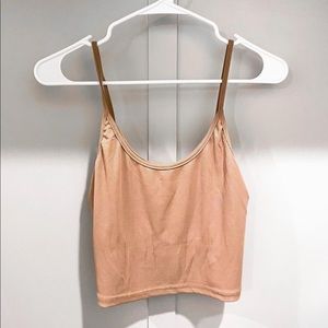 tan shein tank top